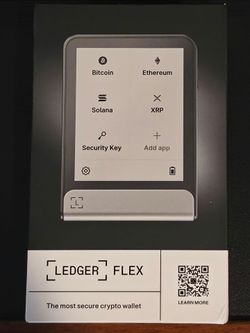 Ledger Flex Crypto cold wallet