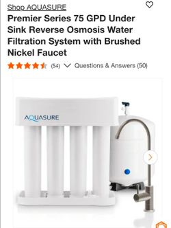 Aquasure RO Water filter with faucet
