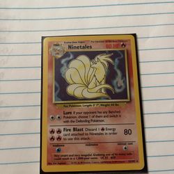 Ninetales 12/102 Halo Good Condition 