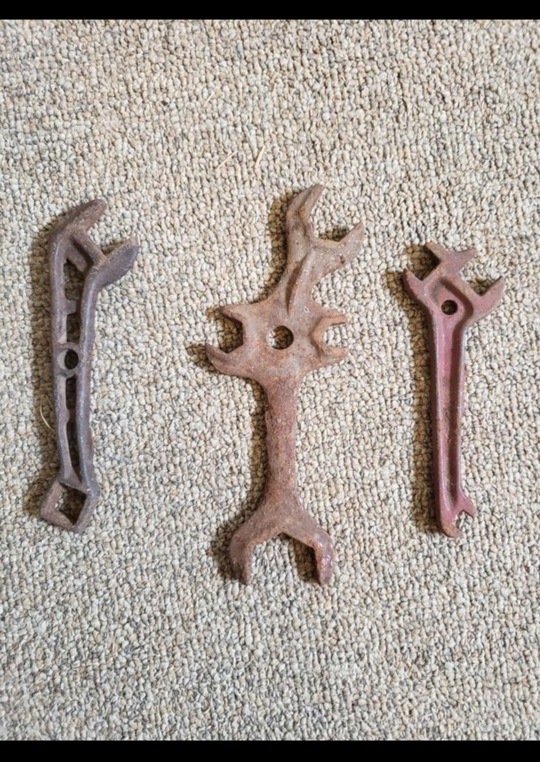 3 antique plow wrenches ($6.99 each)