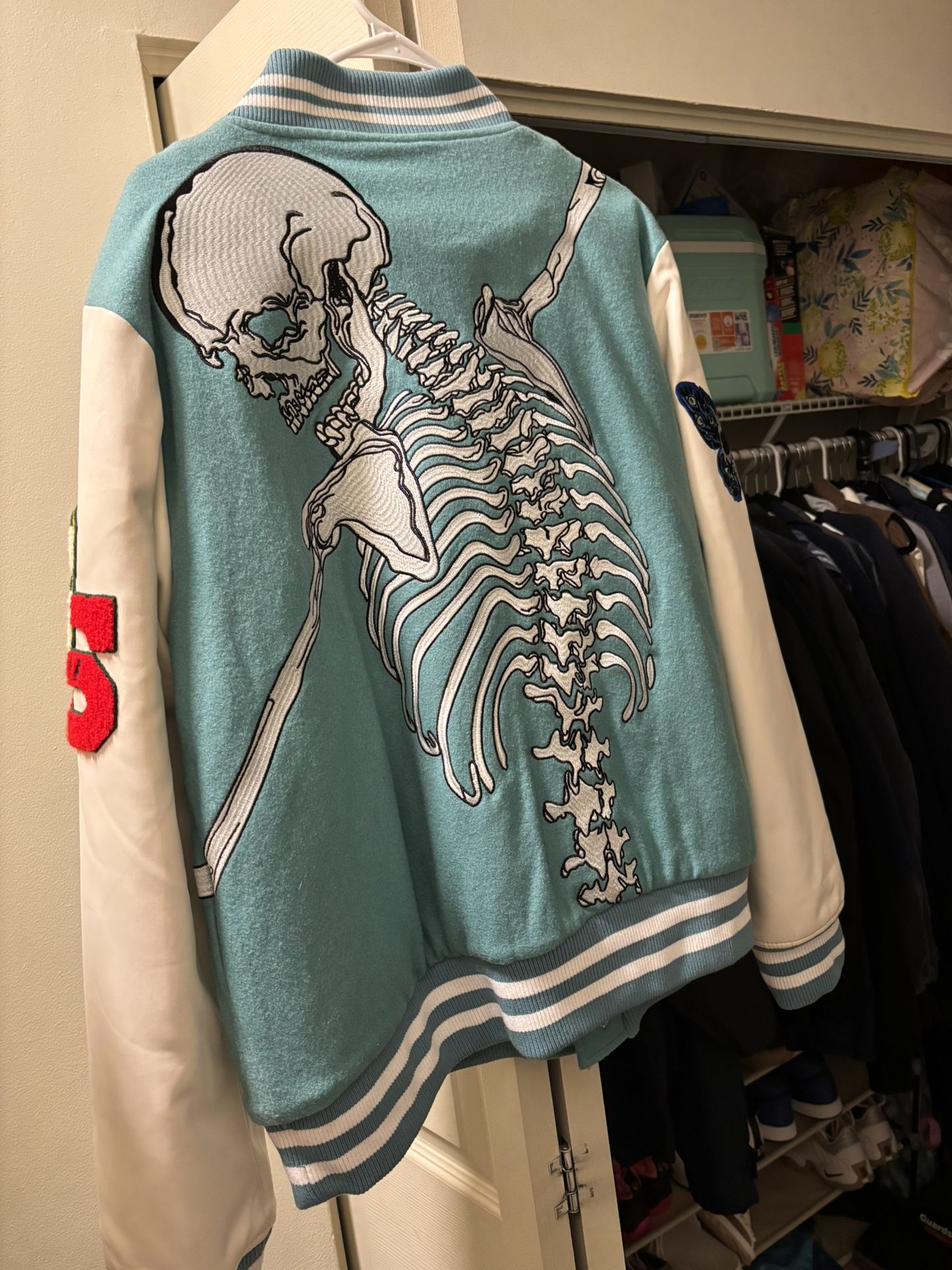 Godspeed Leather Letterman Jacket