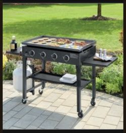 Griddle Gas Grill and  Charcoal Grill