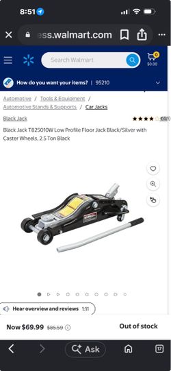 2 1/2 floor Jack in the box