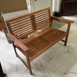Wooden Outdoor Bench