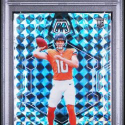 2024 Mosaic Bo Nix #312 PSA 9 Denver Broncos