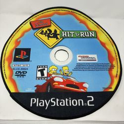 The Simpsons Hit & Run PlayStation 2 (PS2) Disc Rug - NEW