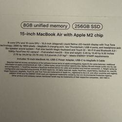 MACBOOK AIR : NEW / 5 MONTHS SINCE I BOUTHT IT. PLEASE SEE THE DESCRIPTION FROM THE PHOTOS …
