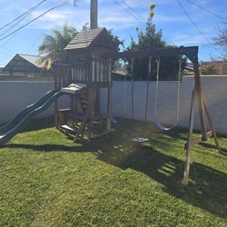 Backyard Swing Set