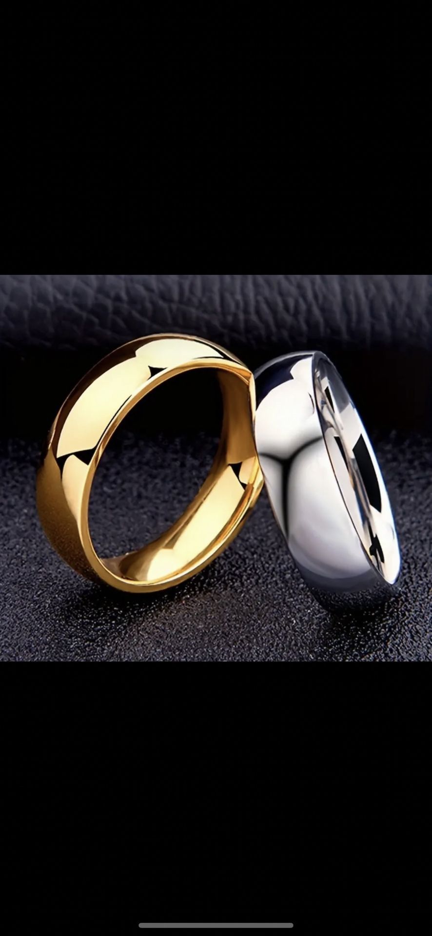 Men’s & women’s 6mm & 4 mm , Mirror polished Finish , Titanium, Comfort Fit plain Wedding Band, 5.3 Grams, Width 7.0mm Brand New