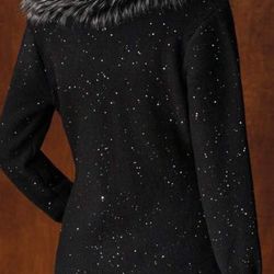 Women’s Contrast Faux Fur (Size M)