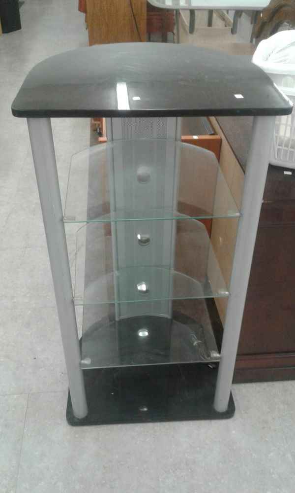 Media Shelf With Glass Shelves For In Las Vegas Nv Offerup