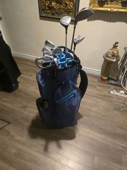 GOLF CLUBS WITH GOLF BAG(GREAT GOLF SET FOR STARTERS)
