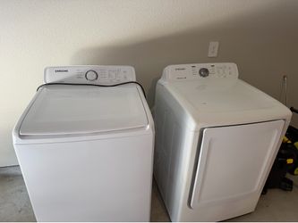 Samsung Washer & Electric Dryer Set – Clean, Good Working Condition