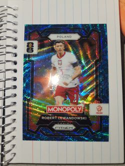 2026 monopoly prizm Robert Lewandowski blue icon prizm