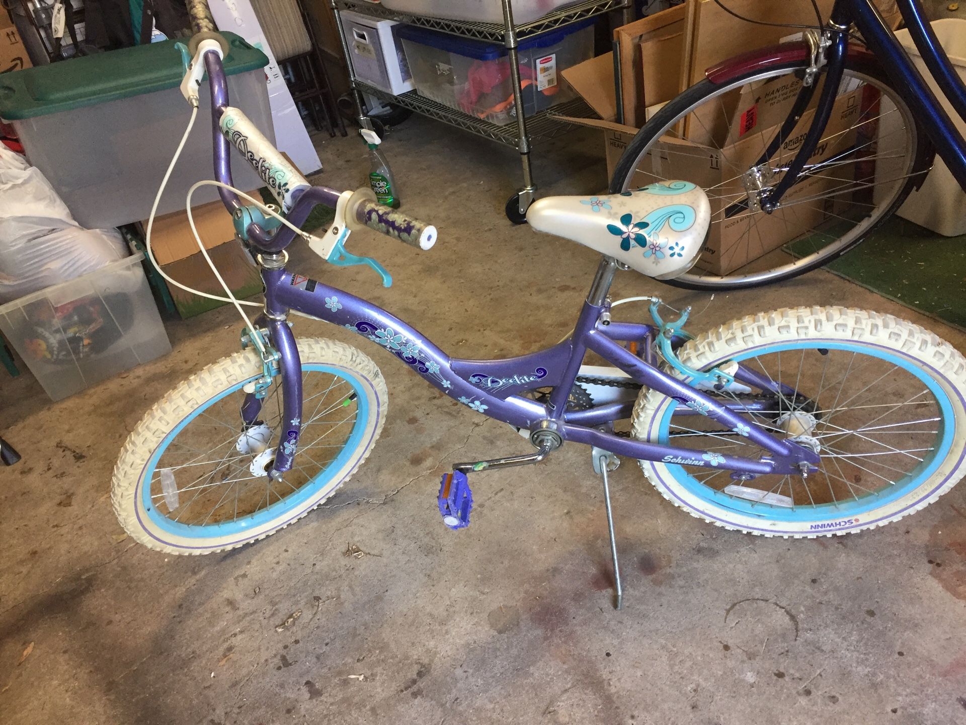 SCHWINN Girls 20” Deelite Purple Bike Bicycle Mdl# S2133TGA
