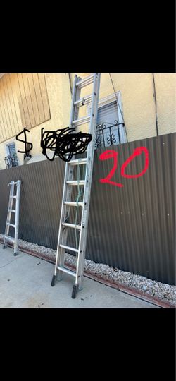 Excellent Condition 20ft and more sizes available Aluminum extension Ladders