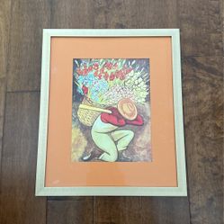 Framed Diego Rivera Print