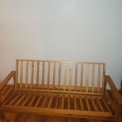 Brand New Wood Futon 