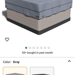 Hot tub cover.