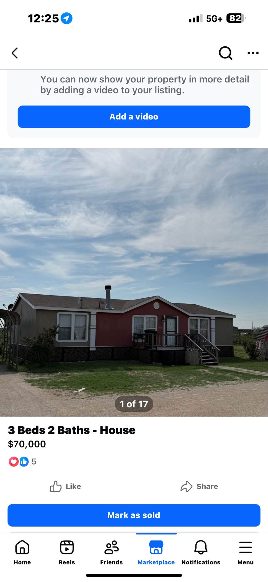 Double Wide for Sale LAND NOT INCLUDED