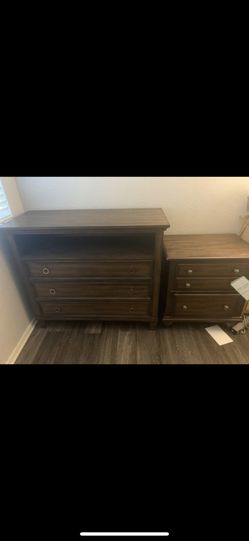 Dresser and night stand