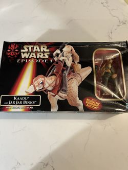 Star Wars Ep 1 Kaadu And Jar Jar Binks