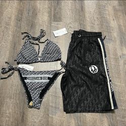 Bikini Set And Matching Shorts 