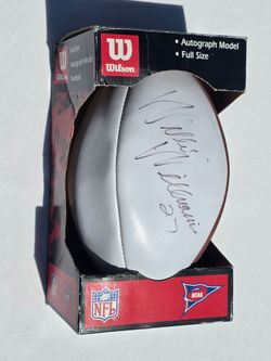 Autographed NFL Football- Seahawks CB Willie Williams