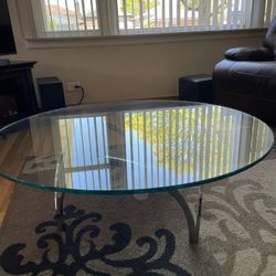Glass Top Coffee Table