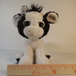 The Petting Zoo Lash'z Cow Stuffed Animal Plush 10"