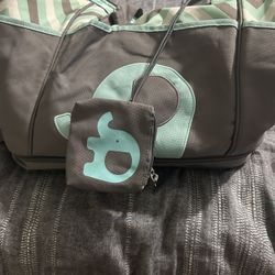 Elephant Diaper Bag With Changing Mat/sleeper