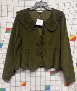 New! American Eagle Tie-Front Blouse