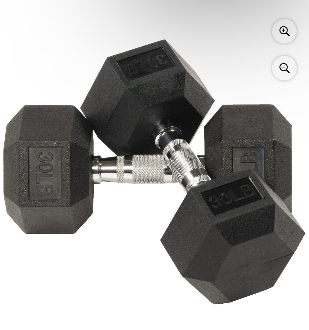 30 Lbs/Pounds Dumbbells Set