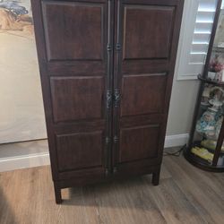 🍷 Solid Wood Bar Cabinet /Alcohol Storage Case, Wine & Liquor Cabinet