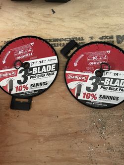 3 Pack Blades 7  1/4