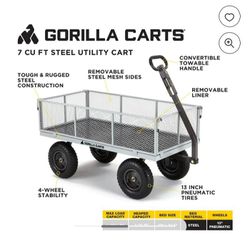 Fully Assembled New Gorilla Cart 