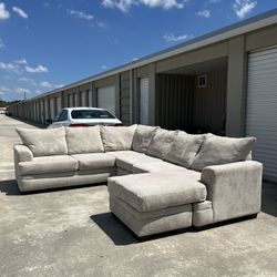Beige Sectional Couch