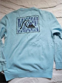 Quicksilver neon slab sweatshirt size L. Like new