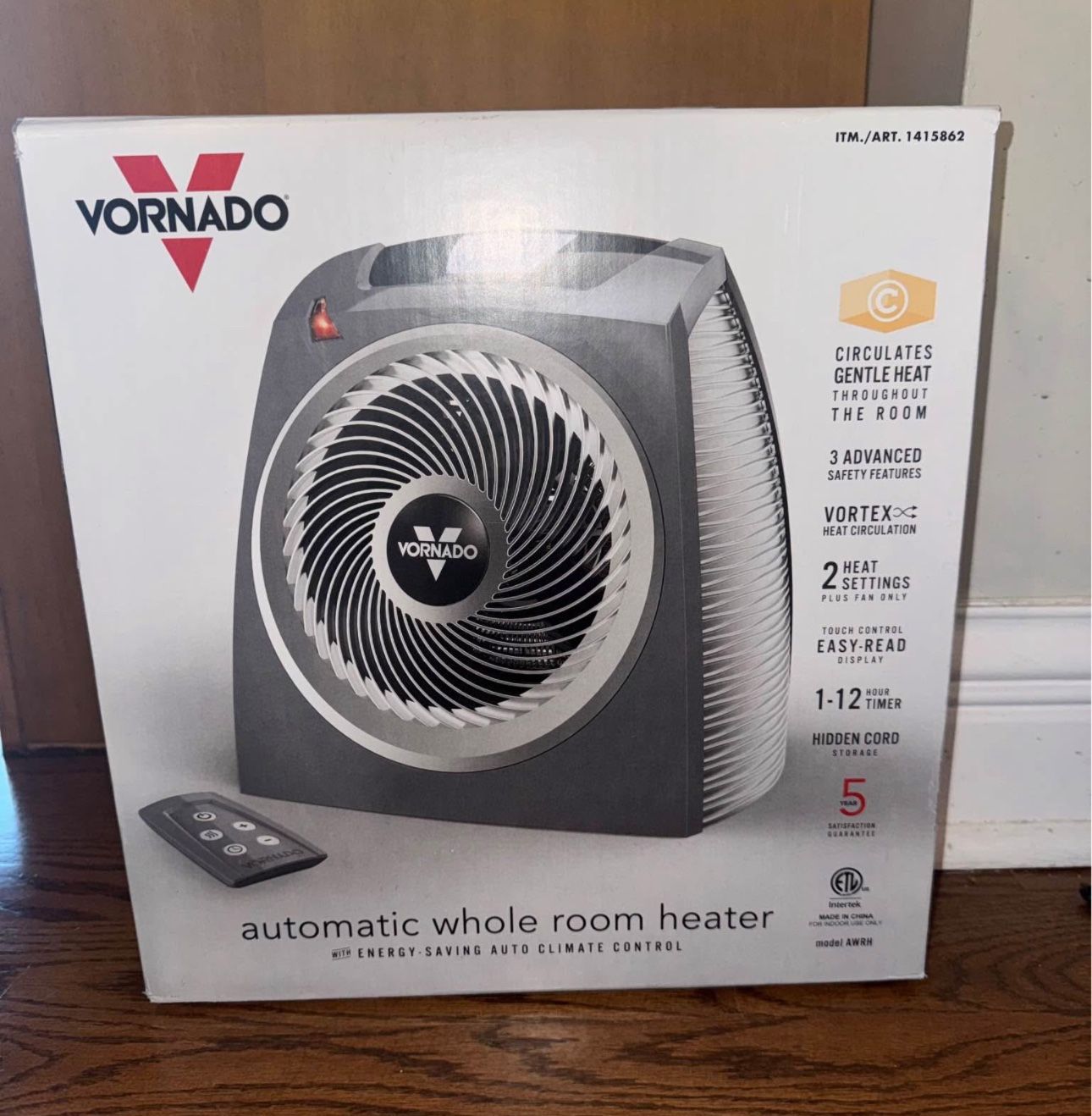 Vornado AVH10 Whole Room Heater with Auto Climate