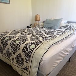 IKEA Queen Bedframe And Mattress