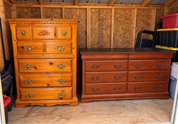 Brown long Dresser with 6 Drawers