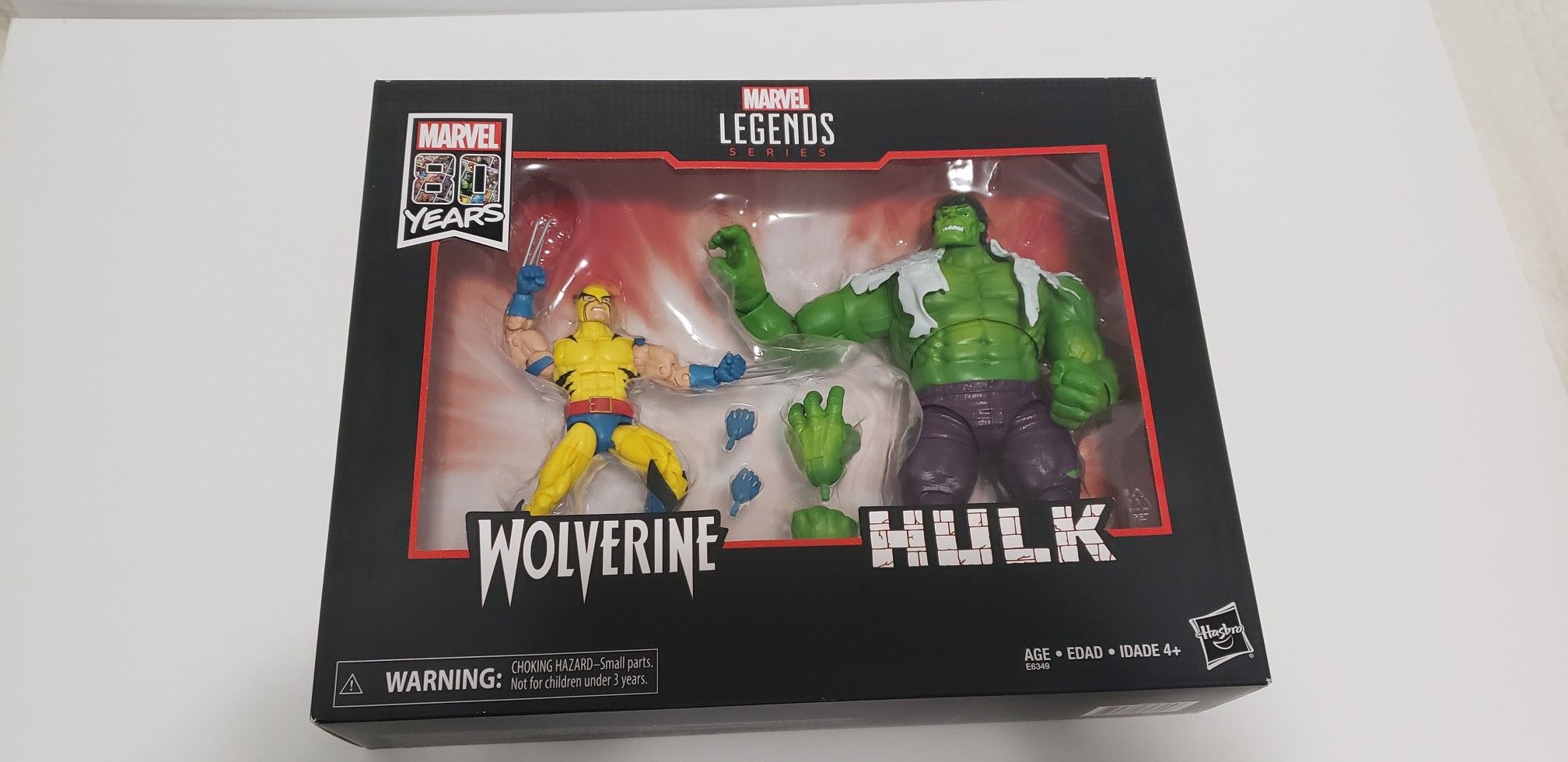 80 Years Marvel Legends Wolverine Hulk Two Pack Wolverine Marvel
