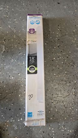 18" plug -in led under cabinet light bar