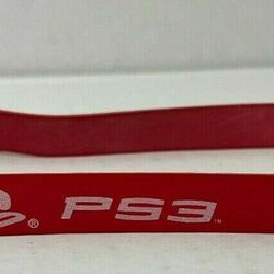 PS3 Playstation 3 Rubber Band Red Rubberband New 