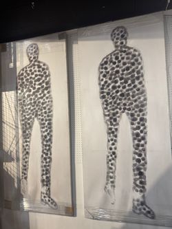 Human standing - dot art