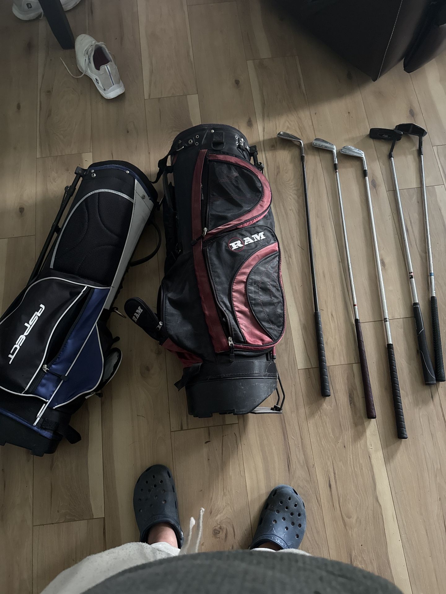 Golf Clubs And Bag