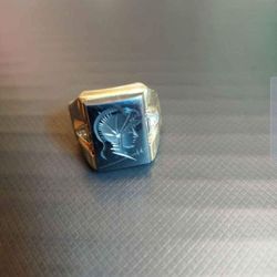 Gold WARRIOR Ring 14k Anillo De Guerrero De 14 Kilates