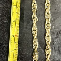 18” Gold colored necklace
