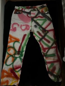Graffiti Spray Paint Art Jeans