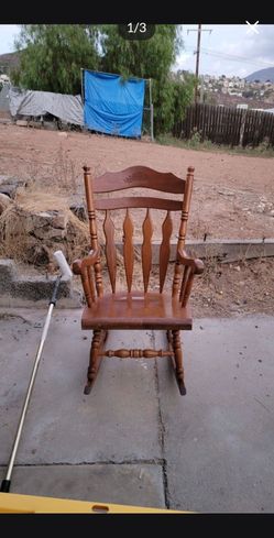 1960s Wooden Rocking Chair